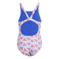 Costum inot adidas Logo Graphic V-Back copil