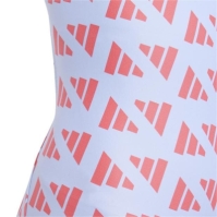Costum inot adidas Logo Graphic V-Back copil