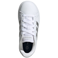 Pantof adidas Grand Court Lifestyle Tennis Lace-Up white GW6506 for copil