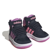 Pantof Minge Baschet adidas Hoops Mid Lifestyle Strap copil
