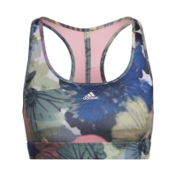 adidas Powerreact Training Medium-Support Allover Print Bra Ld99