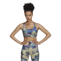 adidas Powerreact Training Medium-Support Allover Print Bra Ld99
