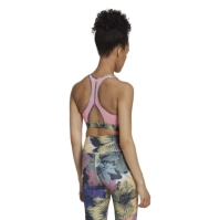 adidas Powerreact Training Medium-Support Allover Print Bra Ld99