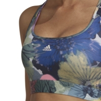adidas Powerreact Training Medium-Support Allover Print Bra Ld99