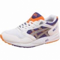 Adidasi Asics Tiger Gel Saga White/Light gri pentru baieti alb mov portocaliu