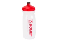 Bidon Romet MAX 600 ml - logo Transparent/Rosu