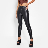 Blug I Saw It First High Waisted Coated Skinny