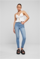 Blug Skinny High Waist Open Hem dama Urban Classics