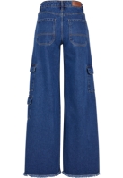 Pantalon Mid Waist Cargo Denim dama Urban Classics