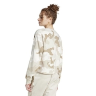Bluza trening adidas Essentials 3-Stripes Camo-Print Cropped dama