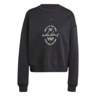 Bluza trening Bluza adidas Signature Graphic Print Loose dama