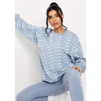 Bluza trening Missy Empire Sport Repeat Branded Print Oversized