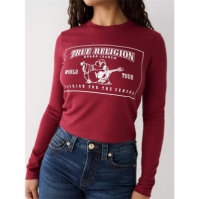 True Religion Srs Ribbed Ls T Ld99