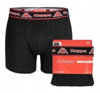 Boxeri KAPPA bumbac negru pentru Barbati