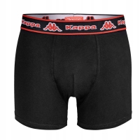 Boxeri KAPPA bumbac negru pentru Barbati