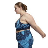 adidas Training Light Support Flower Print Sports Bra dama