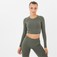 USA Pro Sleeve Seamless Crop Top