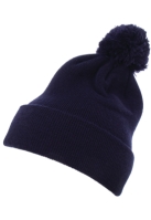 Cuffed Pom Pom Knit Beanie Flexfit