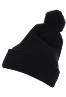 Cuffed Pom Pom Knit Beanie Flexfit