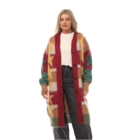 Palm Angels Stars Knitted Long Cardigan