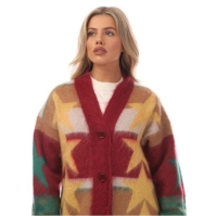 Palm Angels Stars Knitted Long Cardigan