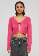 Tied Cropped Feather Cardigan dama Urban Classics