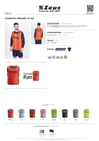 Set 10 Vesta departajare antrenament CASACCA PROMO Zeus galben fosforescent