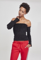 Velvet Cold Shoulder Smoke L/S dama Urban Classics