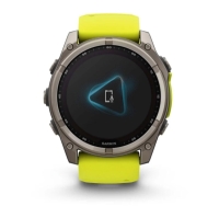 CEAS FENIX 8 SOLAR SAPPHIRE galben GRAPHITE TI negru 51MM EMEA GARMIN