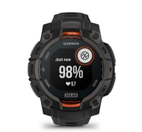 CEAS INSTINCT 3 SOLAR negru CUREA NEAGRA 45MM GARMIN