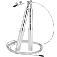 Spokey X Rope Tweet skipping rope with bearings silver 929915