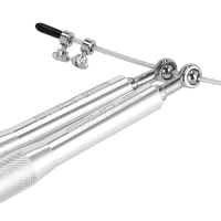 Spokey X Rope Tweet skipping rope with bearings silver 929915