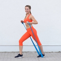 Fitness Resistance Band Smj 0.40 mm 150x15 cm Medium Blue EX040