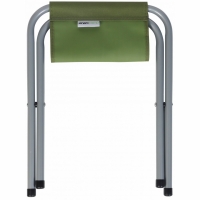Folding camping table 80x60x70 cm and two chairs green 1047355 Enero