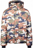Jacheta Boyfriend Camo Puffer dama Urban Classics