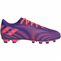 Gheata Minge Fotbal adidas Nemeziz.4 FxG purple-pink EH0585 copil