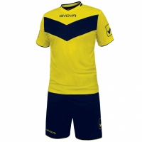 Givova Vittoria set, yellow and navy blue