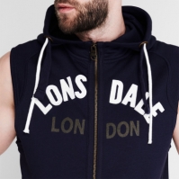 Hanorac Lonsdale Box Sleeveless barbat