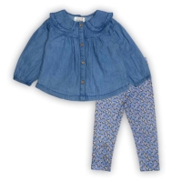 Colant Hello World Top & Cotton Set Babies