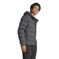 Jacheta adidas Helionic Stretch Hooded Down barbat