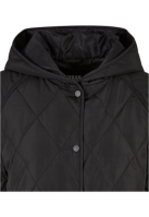 Jacheta Oversized Diamond Quilted Hooded dama Urban Classics