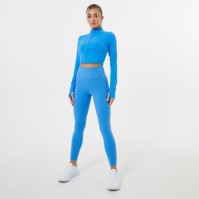 Jacheta USA Pro Cropped Fitness dama