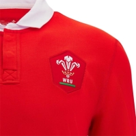 Camasa Maneca Lunga Macron Welsh Rugby Union Home 2024 2025 adulti