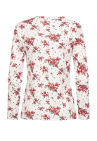 Bluse mit Knopfleiste und Blumen Print Cloud5ive