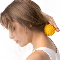 Sensory ball for massage and rehabilitation 5.4 cm Tullo ? yellow 416 AM Tullo