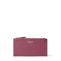 Osprey London OSPREY LONDON Molly Zip Top piele Card Pouch