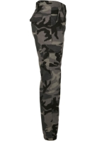 Pantalon High Waist Camo Cargo dama Urban Classics