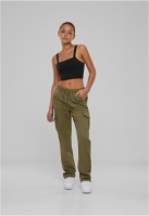 Pantalon High Waist Twill Cargo dama Urban Classics