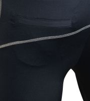 Pantaloni . FISIKO Zeus negru rosu