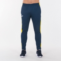 Pantalon Long Champion Iv Navy-yellow Joma